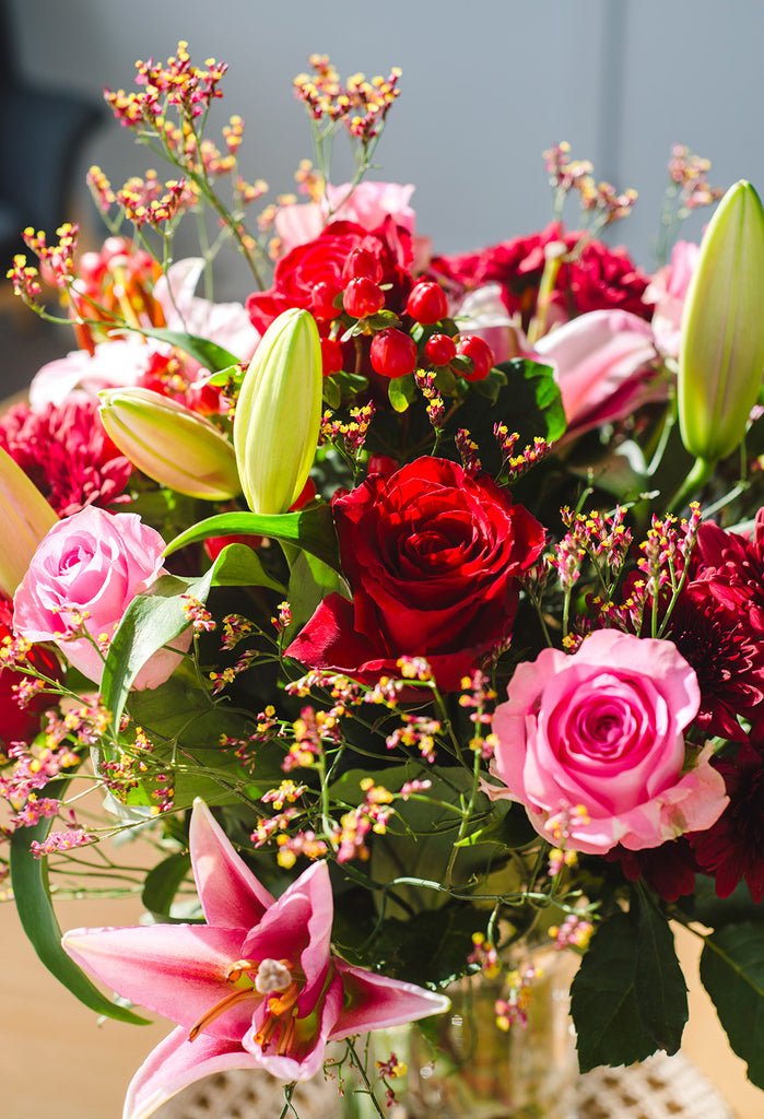 Fay's Flowers: Scarlet Bliss Bouquet
